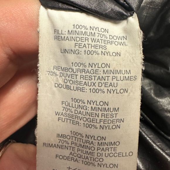 J. Crew Women's Shiny Black Down Filled Puffer Jacket. Style #B1186 Sz S - Picture 10 of 13